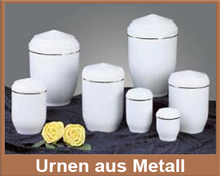 Urnen aus Metall